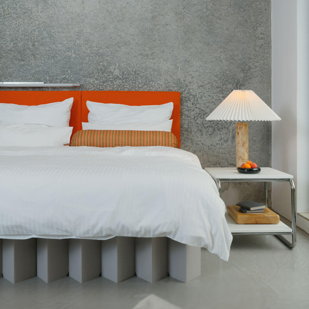 Bett 2.0 Grösse L in kieselgrau