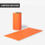 RIAB Linoleum Auflage für GRID Tisch Freisteller in orange
