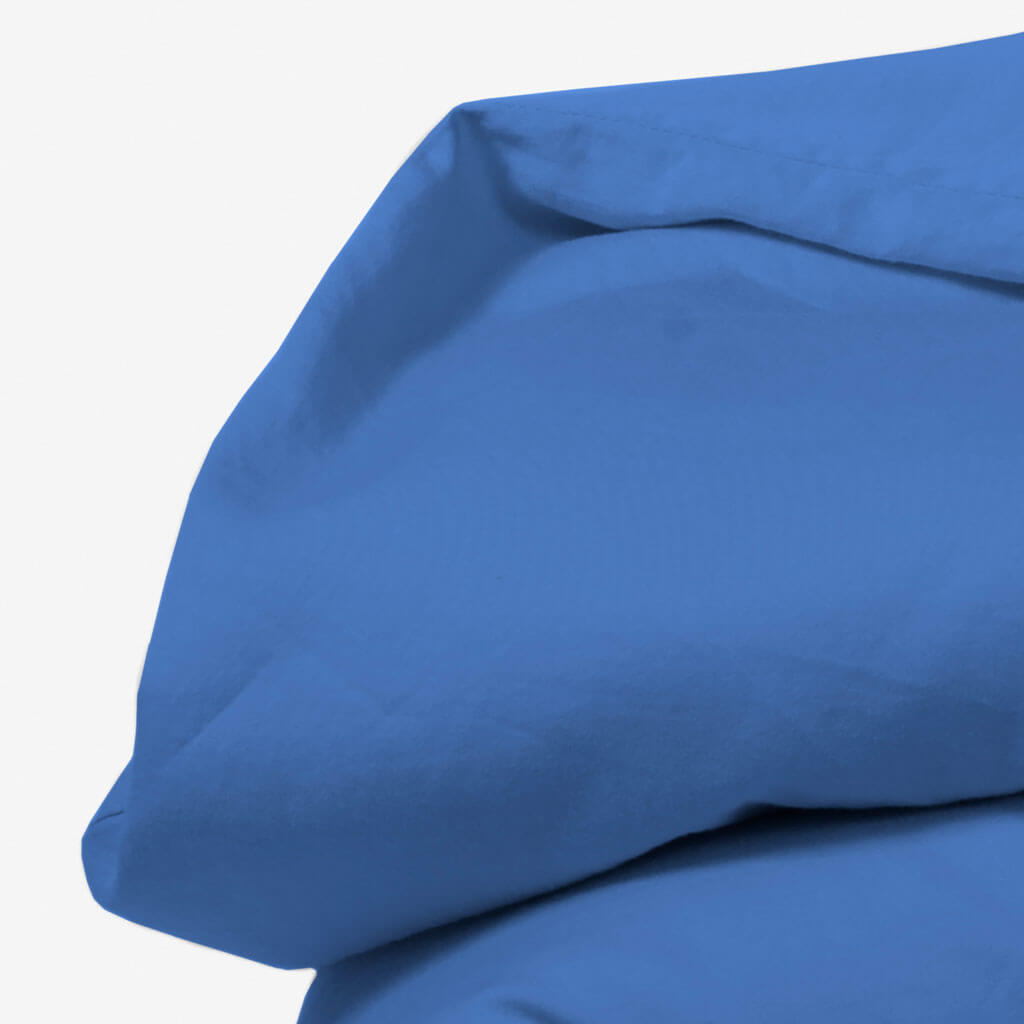 ROOM IN A BOX Bettwäsche aus Bio-Baumwolle in ultramarinblau
