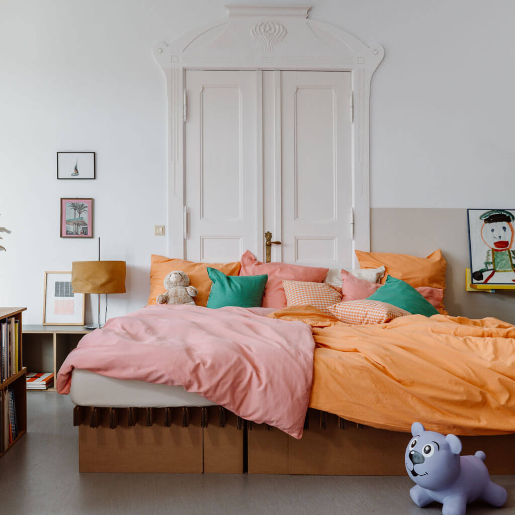 ROOM IN A BOX GRID Bett Familienbett in naturbraun Mood