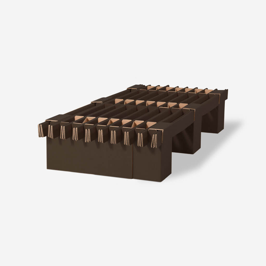 ROOM IN A BOX Stauraumbett Breite S in schwarz Freisteller