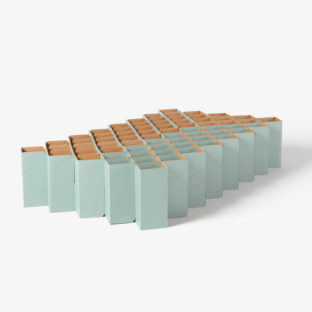 ROOM IN A BOX - Bett 2.0 in salbei in Grösse S