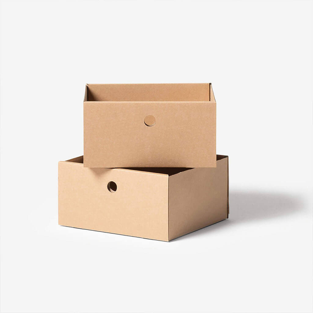 Doppel-Schublade für modulares Regal - natur | ROOM IN A BOX
