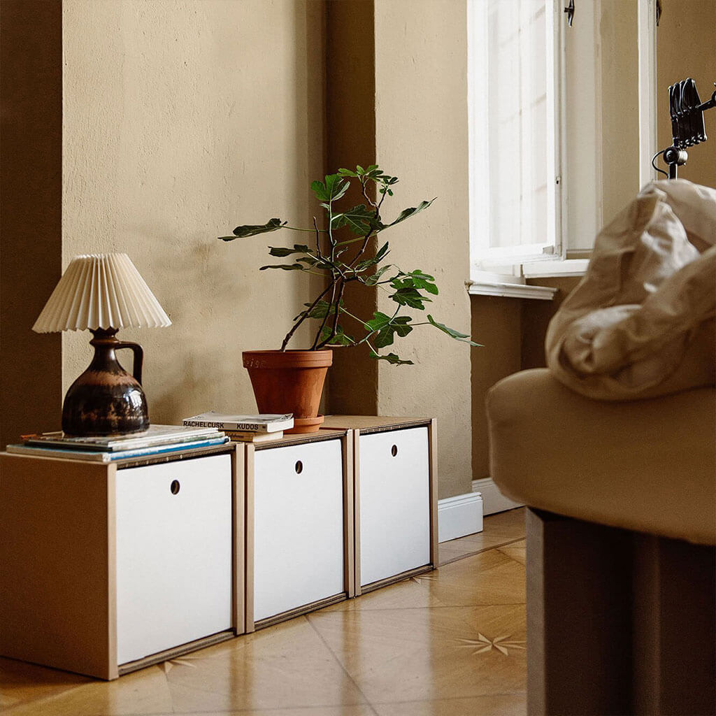 Schublade für modulares Regal - weiss | ROOM IN A BOX