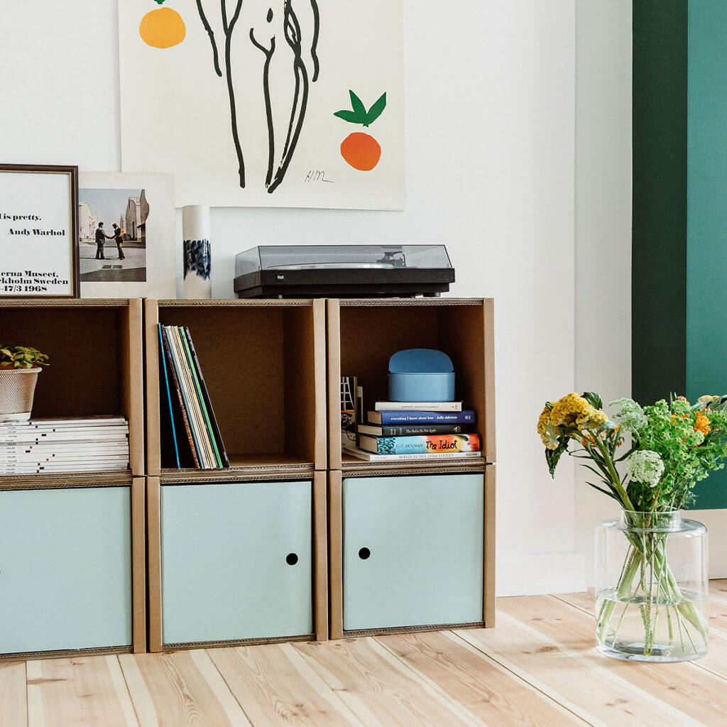 Tür für modulares Regal - salbei | ROOM IN A BOX