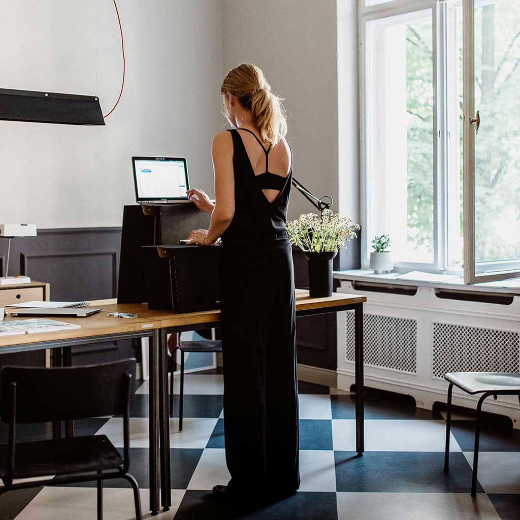  ROOM IN A BOX MonKey Desk Stehschreibtisch schwarz